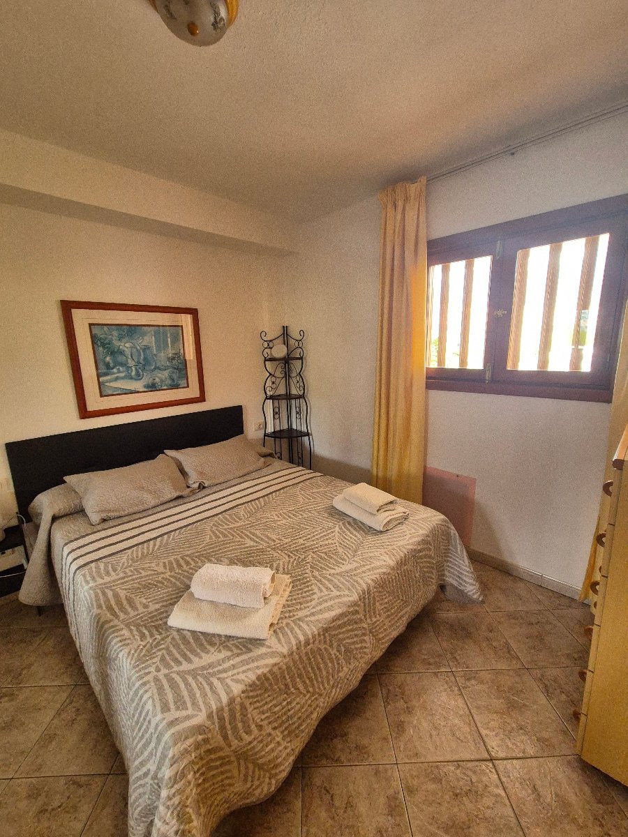 Costa Adeje Oceanfront Luxury Parque Royal Fanabe bedroom with queen-size bed