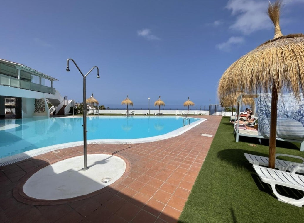 Costa Adeje Perfect Investor Apartment Complex pool with stunning sea view