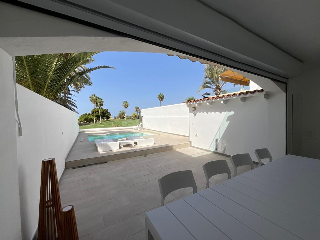 Golf Costa Adeje Luxury Villa fully equipped terrace and Elegant personal pool