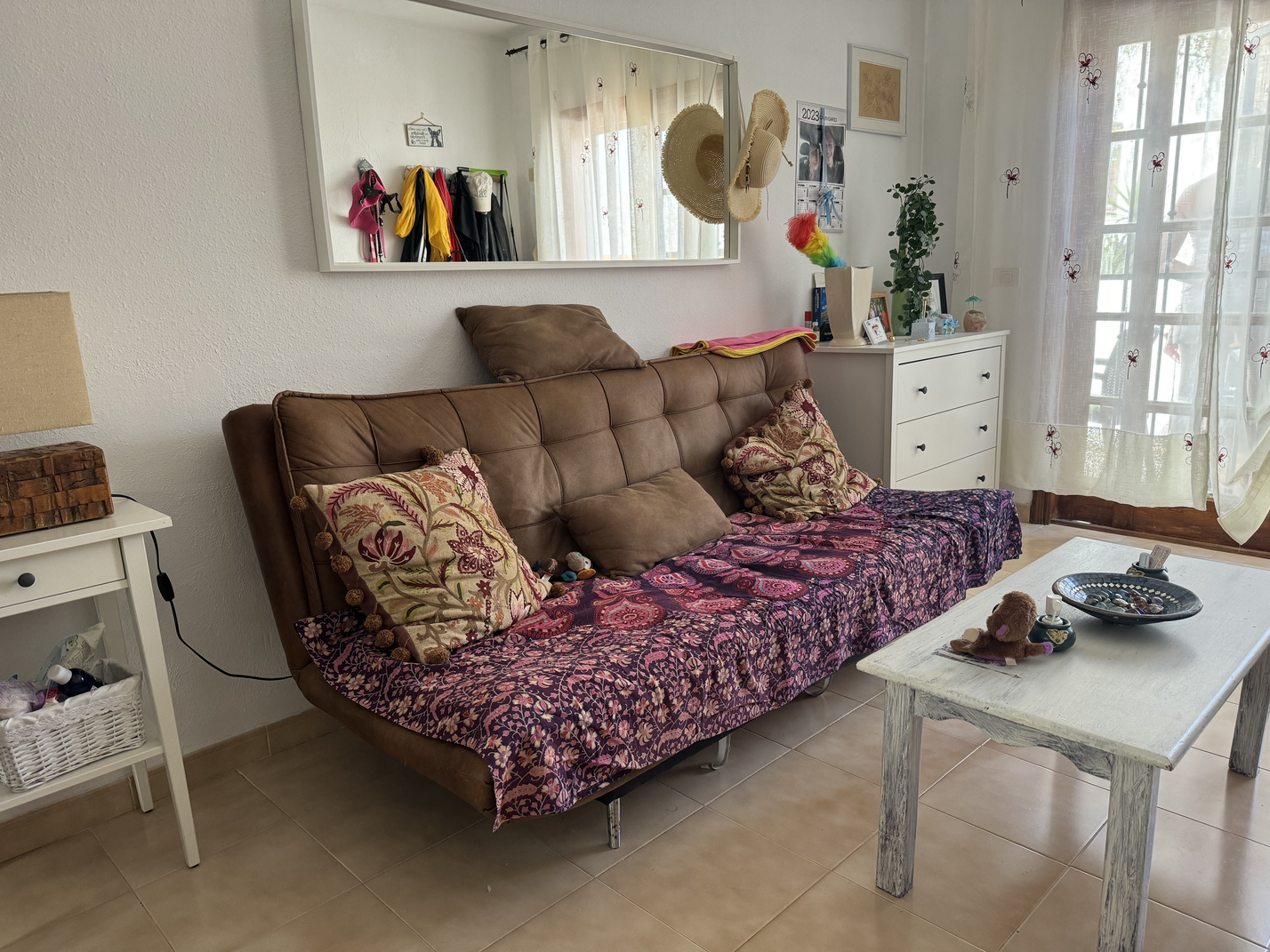 Golf Del Sur Comfortable Apartment Cozy living Room with sofa