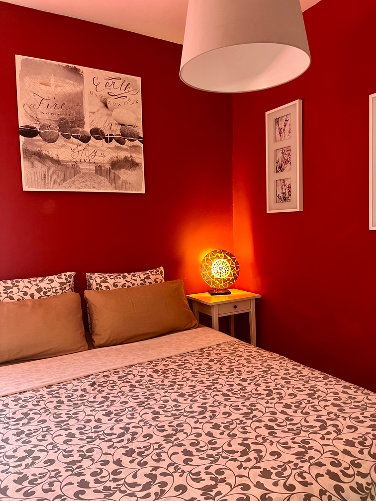 Magnificent Augusta Park Amarilla Golf Apartment bedroom with queen-size bed 2