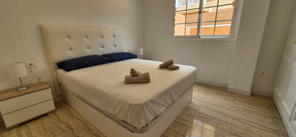 Palm Mar Unique Apartment Primavera Complex bedroom with queen-size bed