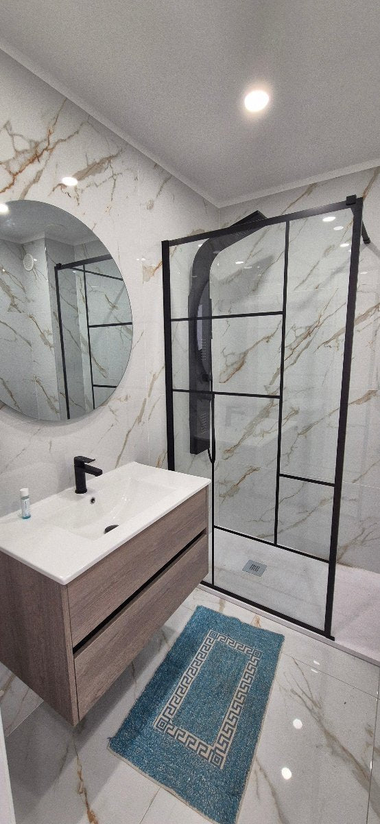 Palm Mar Unique Apartment Primavera Complex incredible marble bathroom with modern amenities