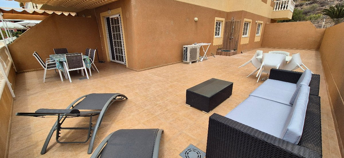 Palm Mar Unique Apartment Primavera Complex very spacious and fully equipped terrace