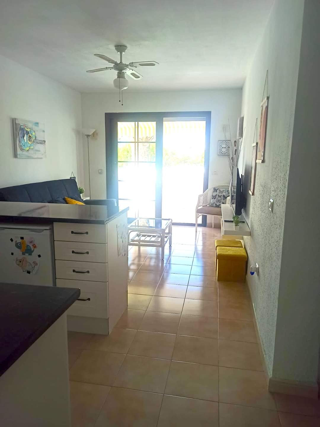 San Miguel de Abona Cozy House at Amarilla Golf living room with flat-screen tv