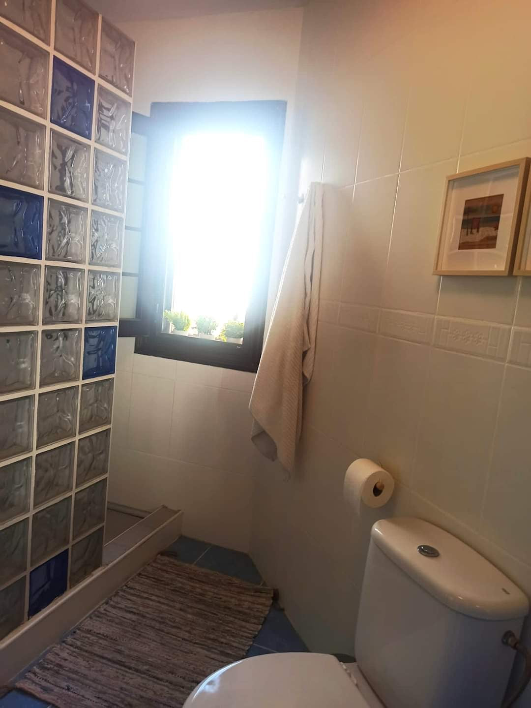 San Miguel de Abona Cozy House at Amarilla Golf modern bathroom with floor access shower
