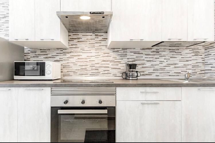 Stylish Apartment with Pool Las Americas Altamar fully equipped kitchen 2