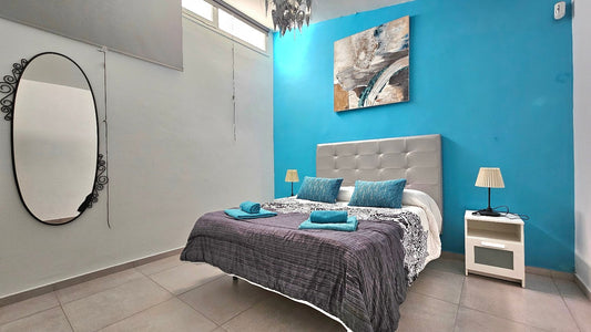 Chayofa Must-see Apartment El Morro bedroom with queen-size bed