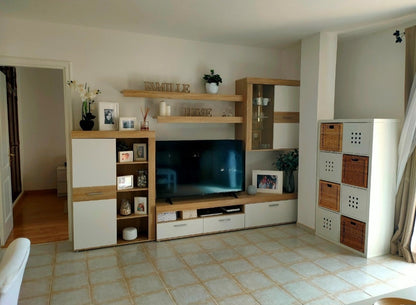 Costa Adeje Balcon del Atlantico Magnificent Apartment living room with cool amenities and flat-screen tv