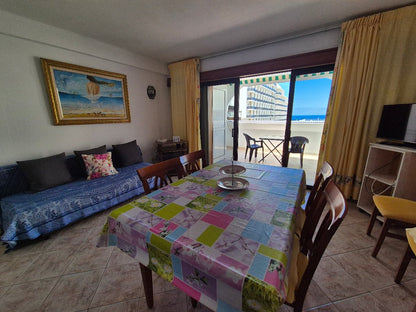Costa Adeje Oceanfront Luxury Parque Royal Fanabe cozy living room with large sofa
