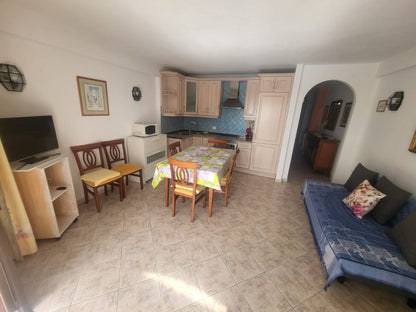 Costa Adeje Oceanfront Luxury Parque Royal Fanabe living room with flat-screen tv