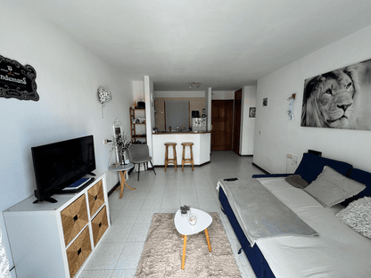  Costa Adeje Stunning Apartment at Windsor Park 35 modern and spacious living room with flat screen tv