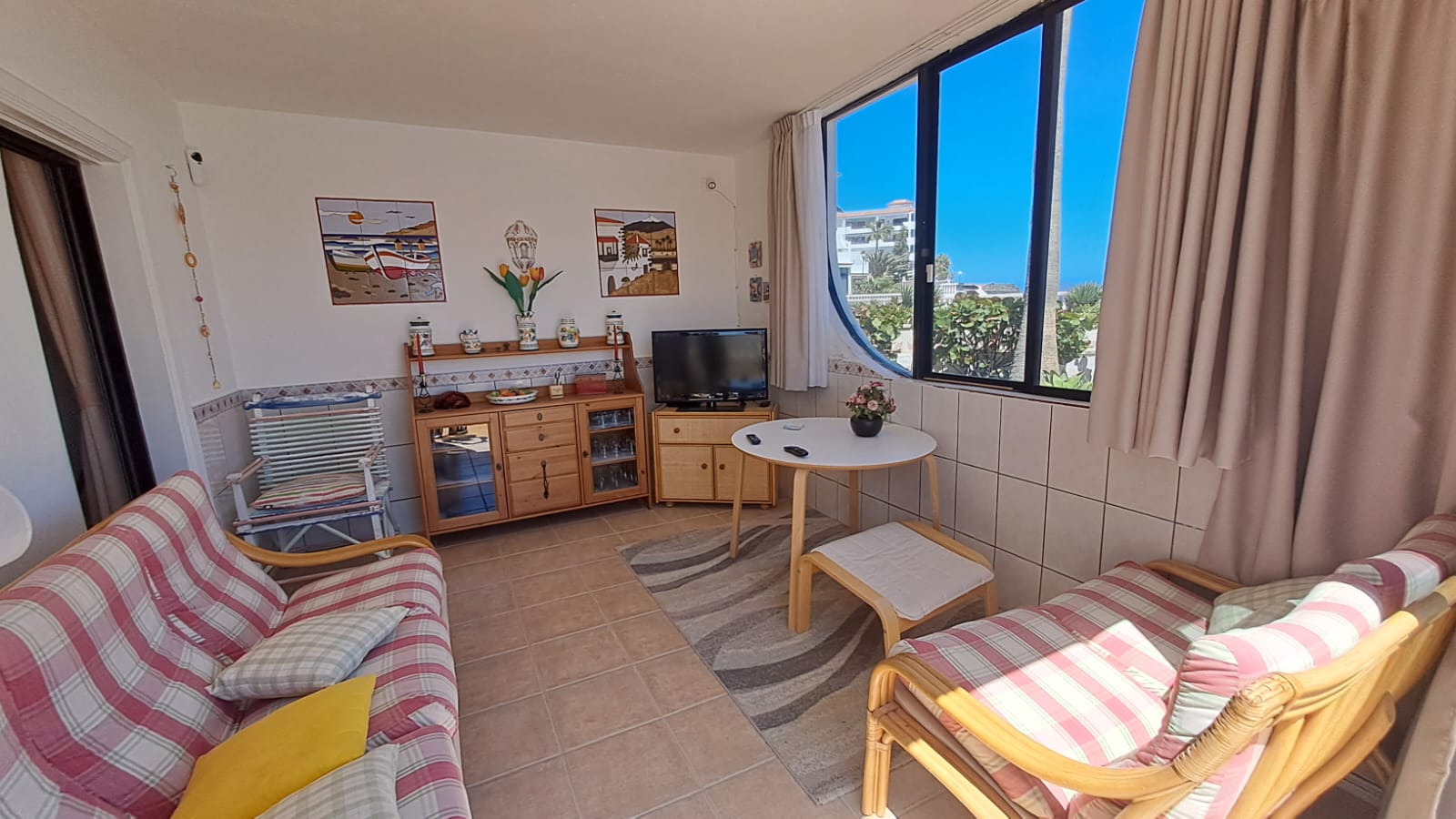Costa Del Silencio Ocean Gem Villa Sissi second living room with nautical decor