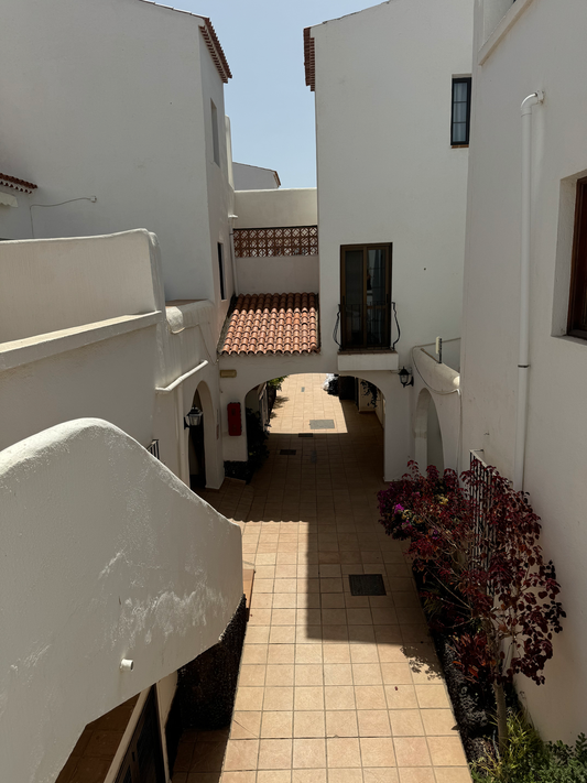Cozy long term rent Amarilla Apartment Tenerife entrance