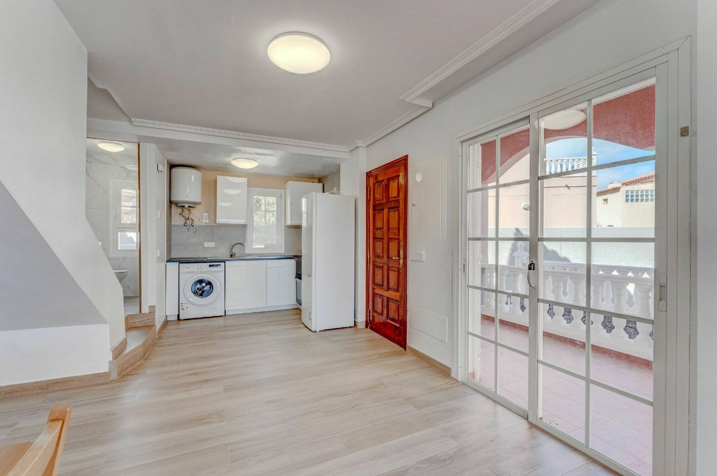 El_Medano_Exclusive_House_Ocean_Views_Tenerife_spacious_airy_living_room_secure_door