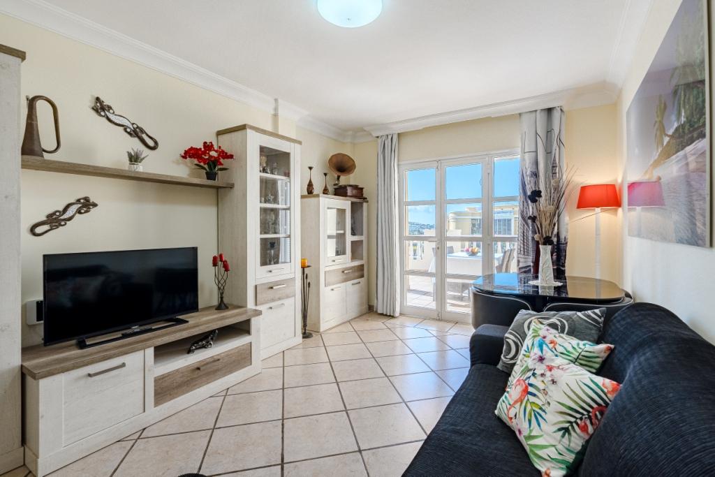 Fanabe Exclusive Benimar Complex Apartment Tenerife Fully Equipped living room with modern amenities