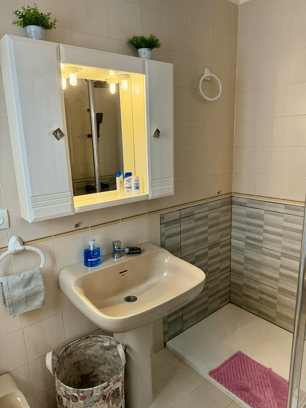 Fanabe_Stunning_Beachfront_Penthouse_Parque_Royal_Tenerife_fully_equipped_bathroom