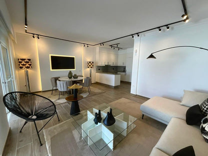Golf Costa Adeje Luxury Villa Elegant living room with flat-screen tv