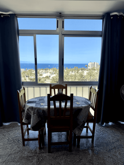 Heart_of_Las_Americas_Charming_Beach_Apartment_Tenerife_Dinner_Table_View
