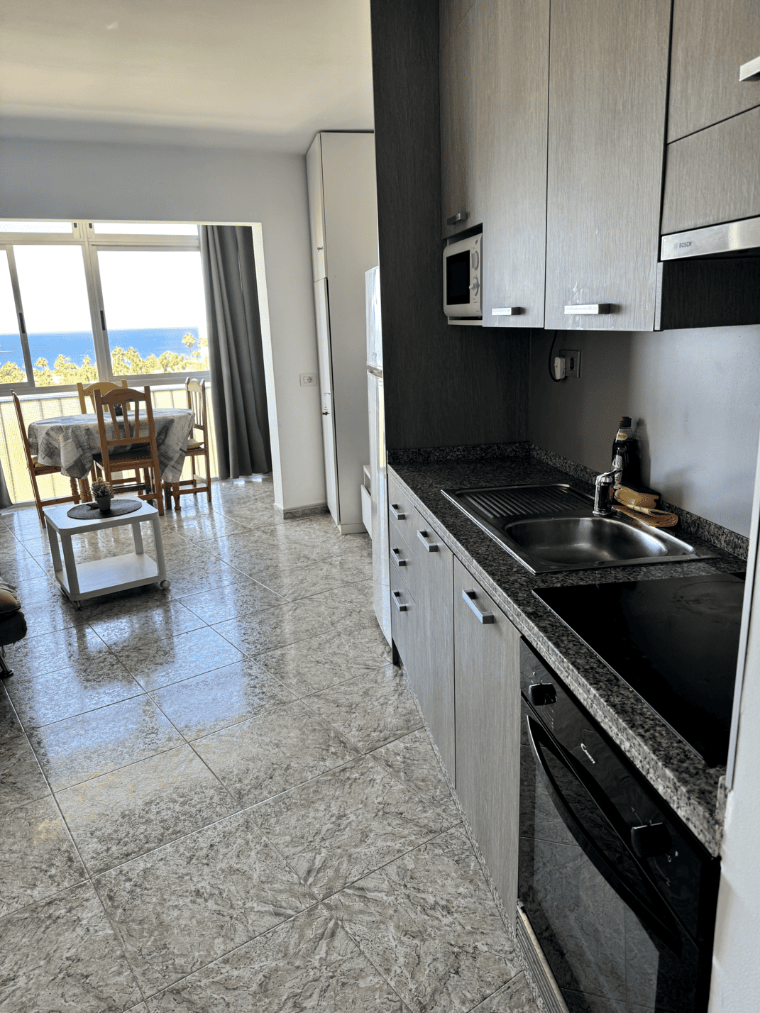 Heart_of_Las_Americas_Charming_Beach_Apartment_Tenerife_Kitchen_Living_Room