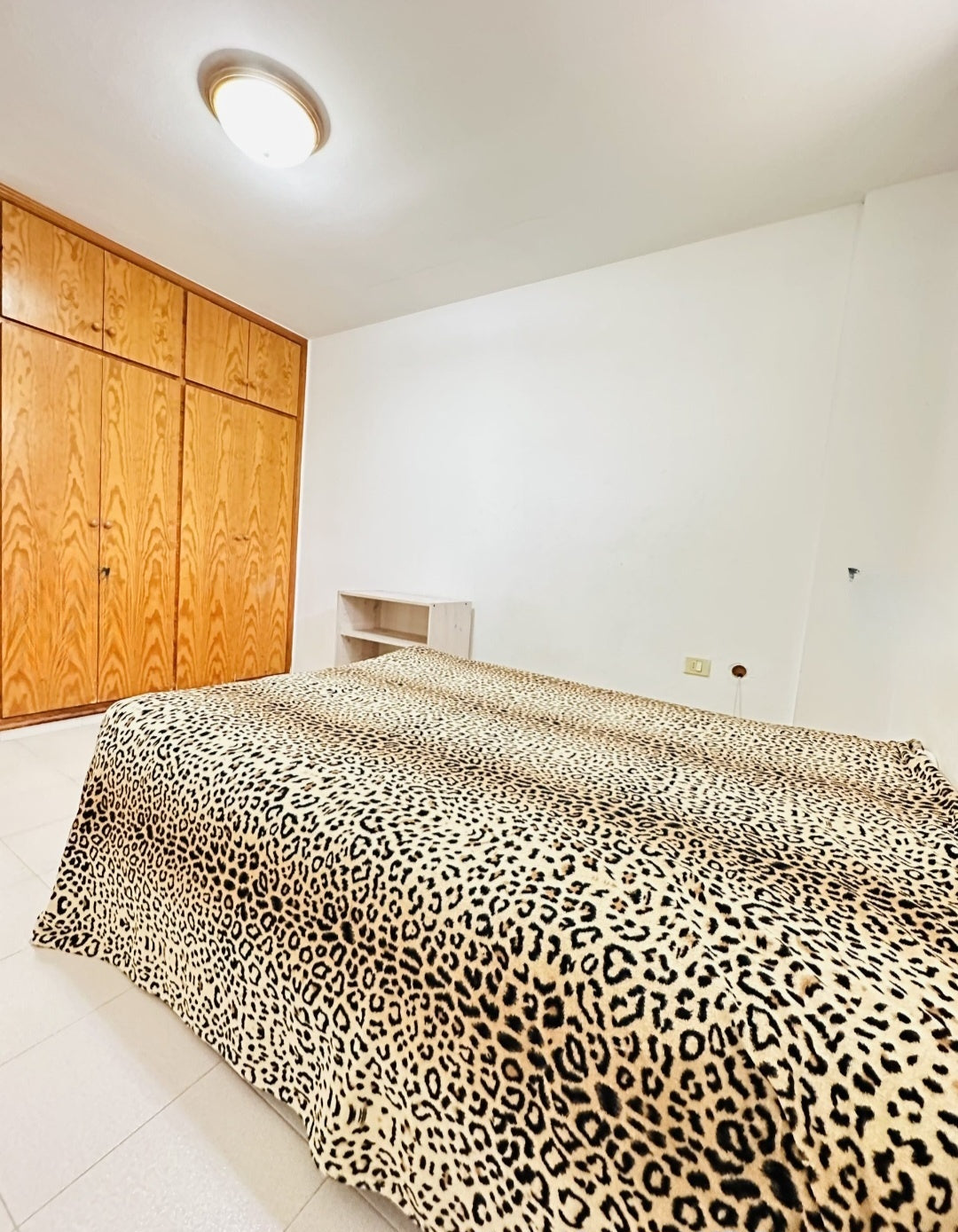 Heart of Los Cristianos Apartment Tenerife bedroom with queen-size bed