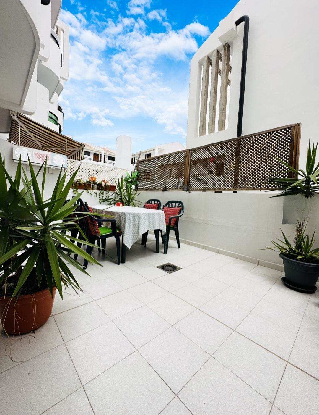 Heart of Los Cristianos Apartment Tenerife fully equipped amenities bedroom terrace