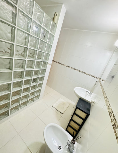 Heart of Los Cristianos Apartment Tenerife modern fully equipped bathroom shower glass