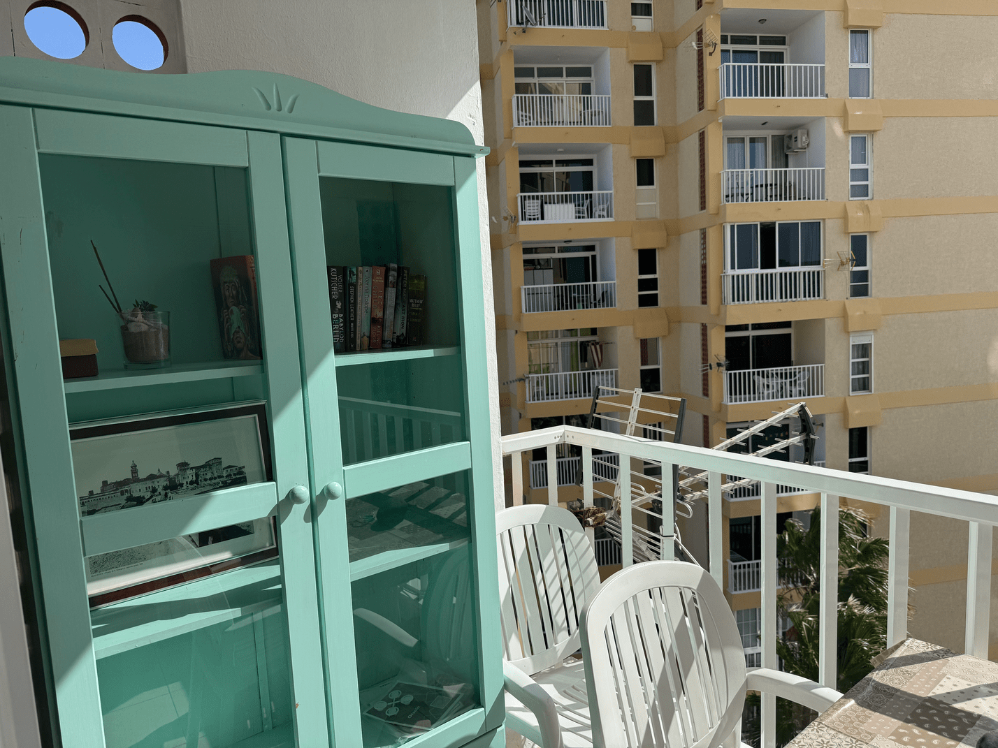Las_Americas_Stunning_Apartment_Close_to_the_Sea_in_Tenerife_library_terrace_view