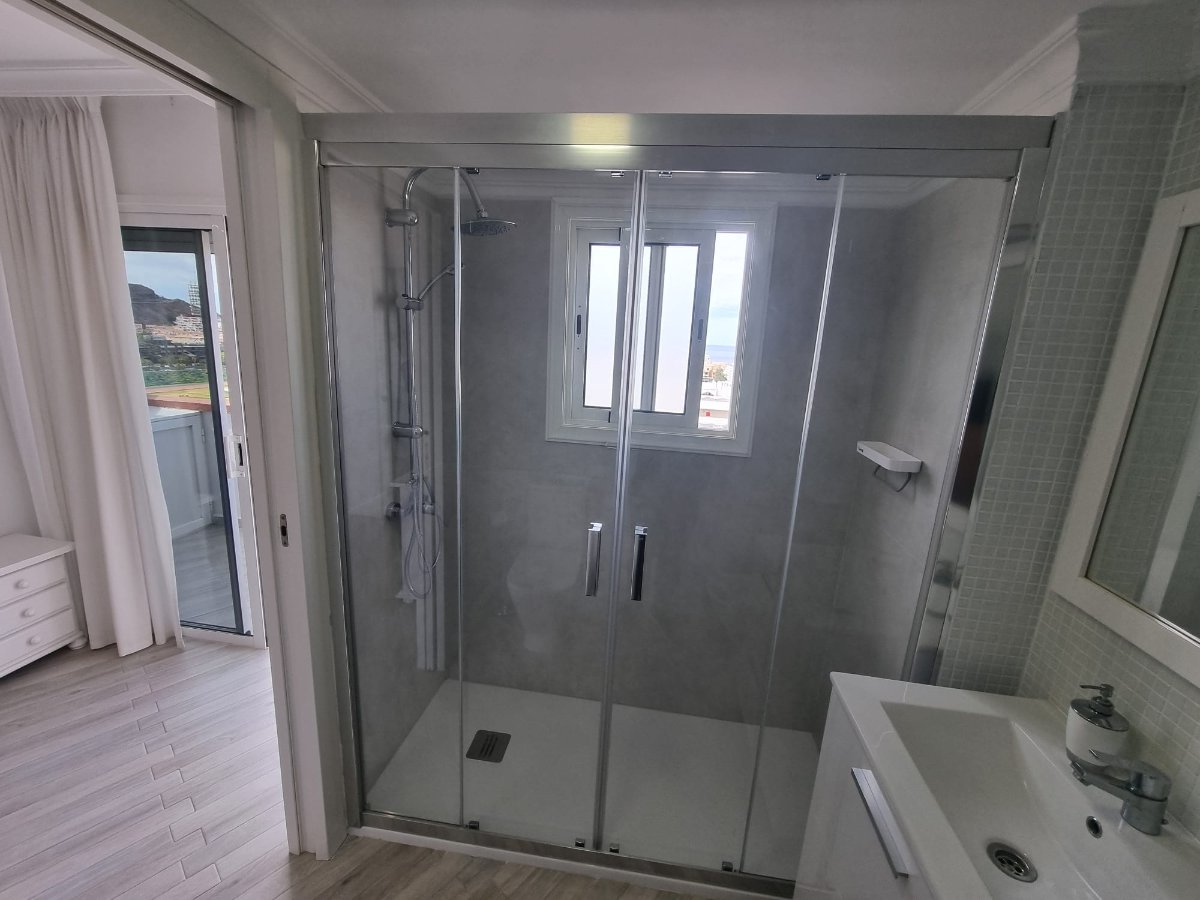 Las Americas Unique Penthouse View modern bathroom shower