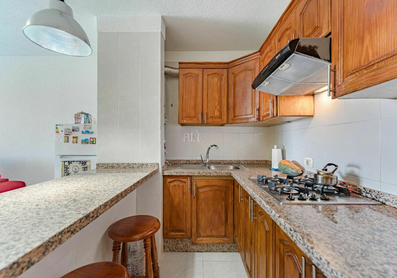 Los Cristianos Charming Apartment Tenerife fully equipped american kitchen