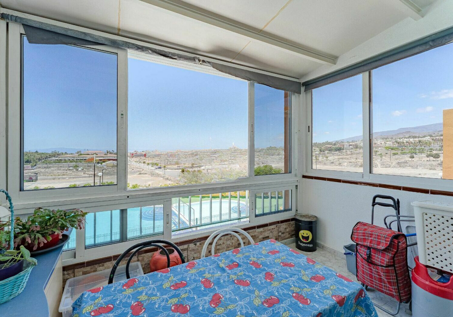 Los Cristianos Charming Apartment Tenerife large terrace with amenities