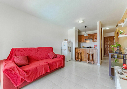 Los Cristianos Charming Apartment Tenerife living room large sofa