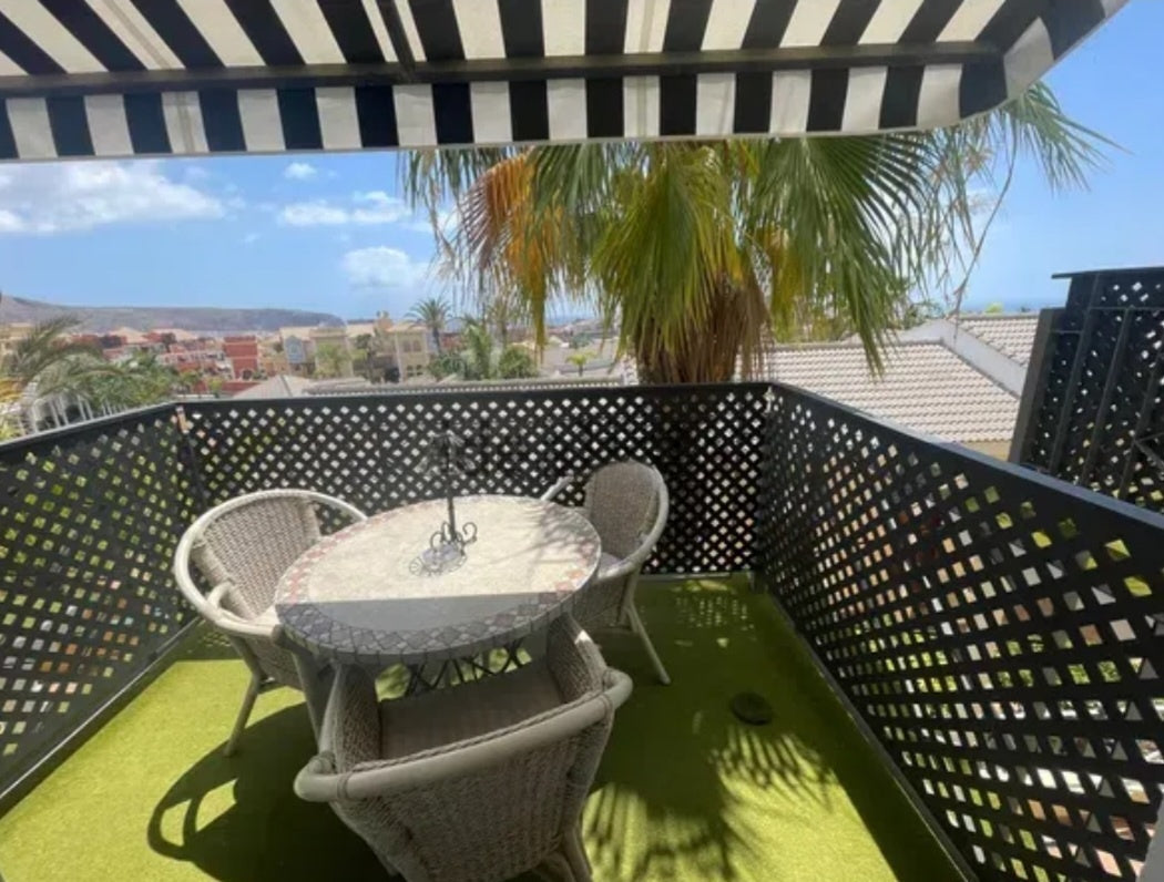 Los Cristianos Dream Duplex Tenerife second stunning terrace with fantastic view