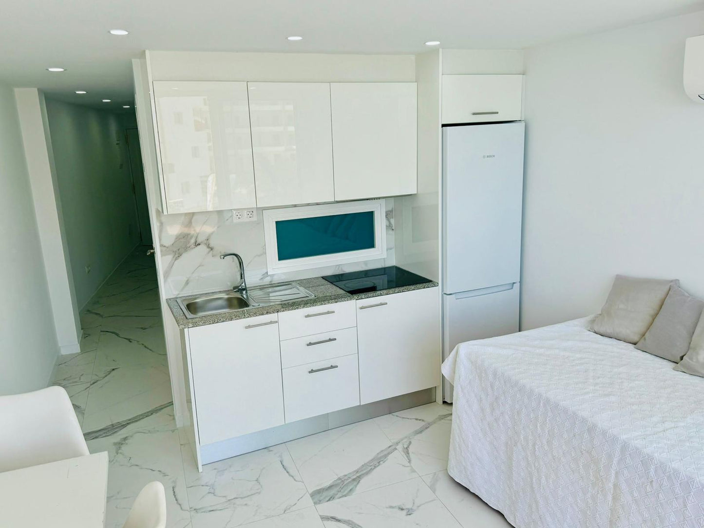 Los_Cristianos_Must-See_Beachfront_Apartment_with_Stunning_Ocean_Views_in_Tenerife_new_fridge