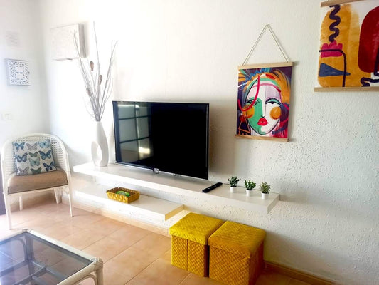 San Miguel de Abona Cozy House at Amarilla Golf living room with flat-screen tv and fantastic decors
