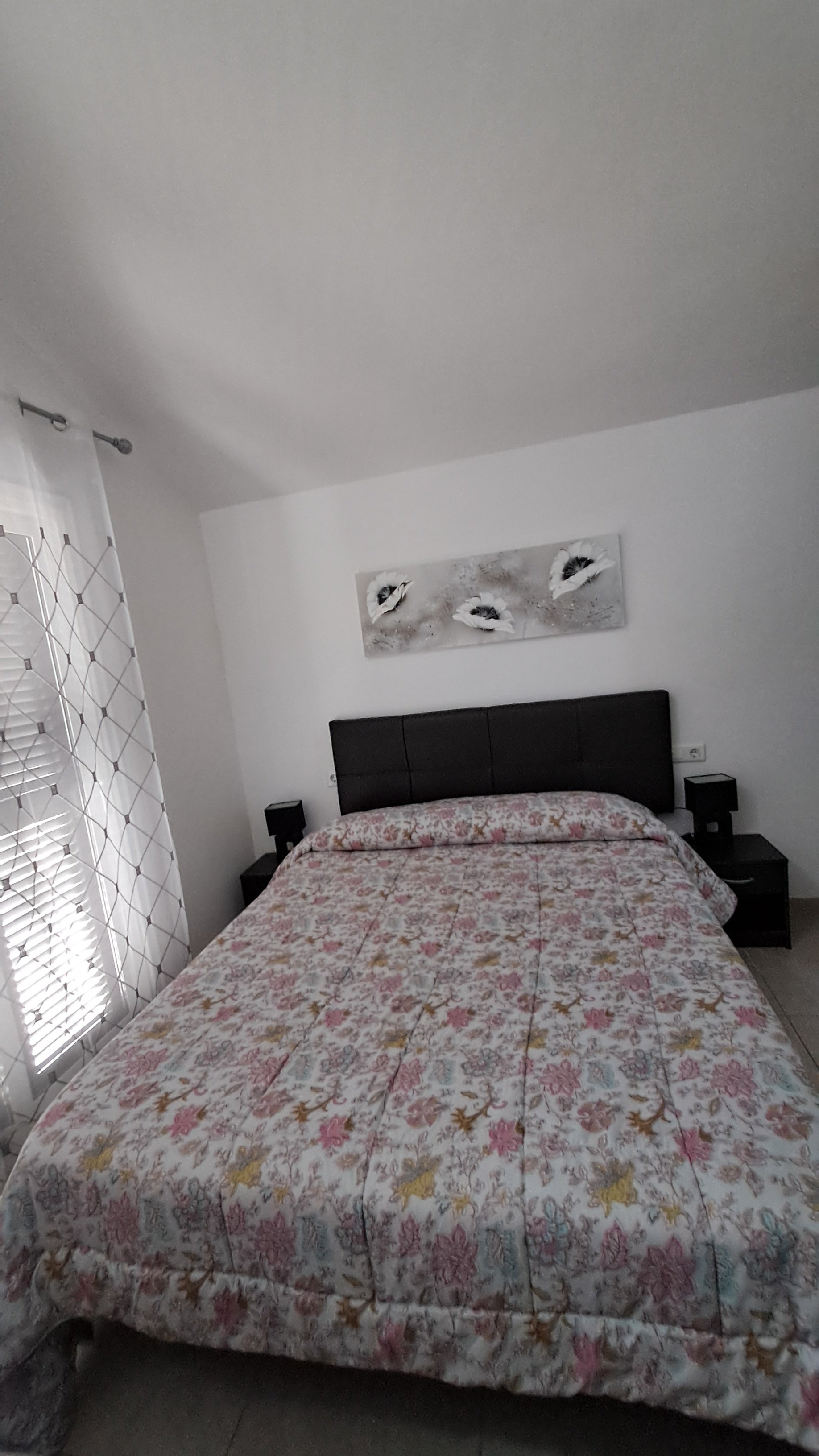 Stylish Apartment with Pool Las Americas Altamar queen-size bed on bedroom  3